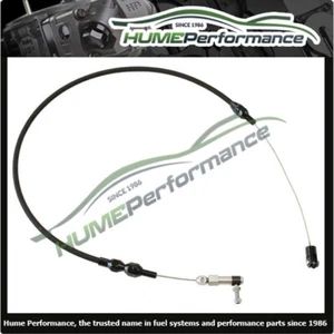 UNIVERSAL THROTTLE CABLE BLACK STAINLESS STEEL BRAIDED 48" (122cm) AF42-1102BLK - Picture 1 of 2