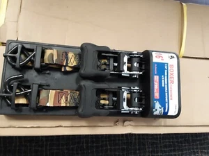 Boxer Tools 77202 Ratchet Tie Downs w S Hooks - Picture 1 of 1