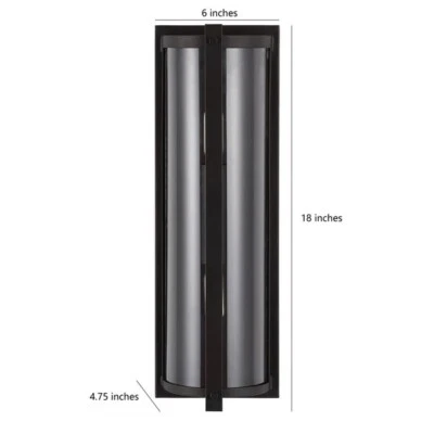 Safavieh SENLA 2LT 4.75" WALL SCONCE, Reduced Price 2172757375 SCN4068A-SET2 - Image 1 of 4