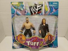 NEW 1998 WWE/WWF JAKKS 2 TUFF SERIES 2 KURRGAN & JACKYL Wrestling Figures [MOC] 