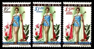 Columbia #697 y C317-18 Miss Universo 1959 - OGNH - en muy buen estado - $50,05 (ESP #3021) - Imagen 1 de 1