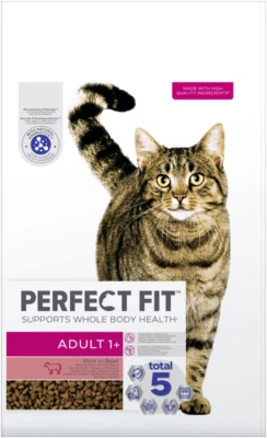 7kg Perfect Fit Katzenfutter Trockenfutter Adult Active 1+ mit Rind - Bild 1 von 4