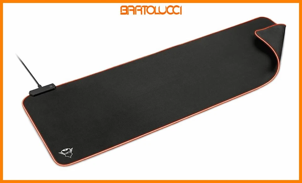 Trust GXT 764 Glide-flex XXL - beleuchtetes Tastatur- und Mauspad