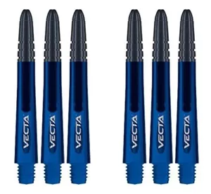 2 Nuevos Juegos Winmau Vecta Varillas de Dardo Medianas - Se Envía con Seguimiento - Azul - Imagen 1 de 1