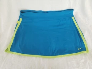 Nike Fit Dry Team Blue And Green Short Skirt Women’s Size 8-10Medium Tennis Golf - Picture 1 of 11