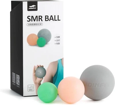 3-in-1 Massage Therapy Ball Set Trigger Point Lacrosse Ball Myofascial Release - image 1 of 4