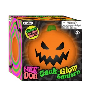 Schylling Jack Glow Lantern Nee Doh - Halloween NeeDoh, juguetes inquietos, bola de estrés - Imagen 1 de 7
