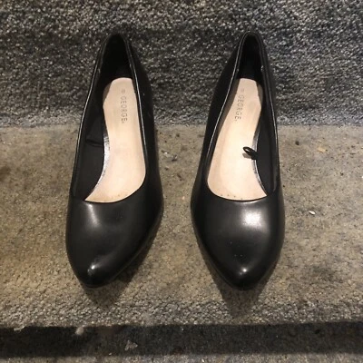 Zapatos sin cordones negros George para mujer - talla 6 Foto 1 de 4