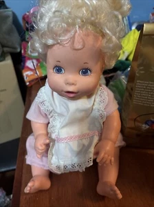 Kenner Baby Alive Doll Rooted Hair Painted Eyes Hard Plastic Body 16in - Picture 1 of 3