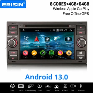 Android 13 DAB+ Autoradio CD Navi Ford Focus Kuga C/S-Max Transit Connect Fiesta - Bild 1 von 24