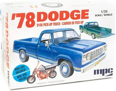 2021 MPC #901 1978 Dodge D100 Custom Pickup 1:25 Scale Model Kit new in the box  - Image 1 of 3