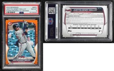 2023 Bowman Prospects Orange /25 Justyn-Henry Malloy #BP-51 PSA 8