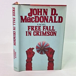 Free Fall In Crimson John D. MacDonald HC Travis McGee Mystery Crime Thriller - Picture 1 of 16