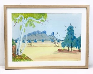 Kevin Wirri Watercolour Landscape Painting- 1983 - Signed - Picture 1 of 13