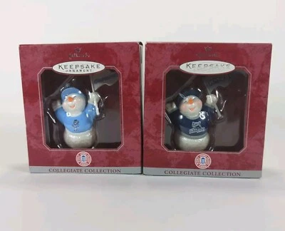 Carolina del Norte y Penn State Hallmark muñeco de nieve adorno de Navidad 1998 Foto 1 de 4