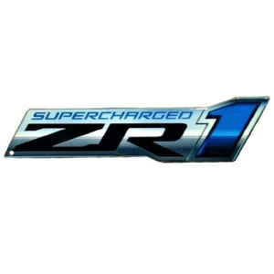 C6 Corvette ZR1 Metal Magnet Emblem Art 6" x 2" Tool Box 638HP LS9 PhotoSteel - Picture 1 of 5