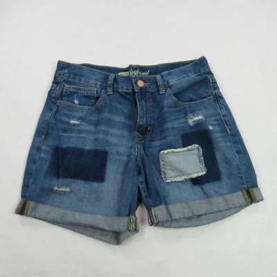 Old Navy Shorts Womens 4 Regular Boyfriend Blue Denim Pockets Outdoor - Image 1 of 4
