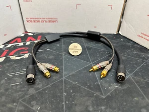 DIN - RCA cable For PPI Amps & Signal Processors Precision Power SQ Balanced DIN - Picture 1 of 23