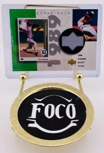 2002 Upper Deck Authentic Reverse Negative Jerseys #R-TG Tom Glavine - Picture 1 of 2