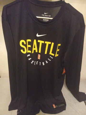 SEATTLE STORM NIKE ATHLETES DRI FIT (Long Tall) Tee Shirt Cover