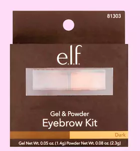 e.l.f. Eyebrow Kit Dark Gel & Powder Compact With Mirror & Brush 81303 - Picture 1 of 5