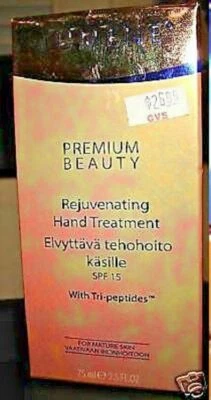 LUMENE PREMIUM BEAUTY REJUVENATING HAND TREATMENT CREAM, Tri-peptides, FREE SHIP - Image 1 of 2