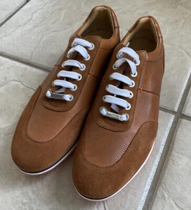 Royal Albartross Driver Golf Shoes Brown Suede Handmade Men Size 11 Calf Leather - Picture 1 of 5