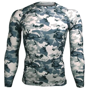 CAMO Skin Tights Compression Graphic Print Base layer Rash guard Hunting C-111K - Picture 1 of 6