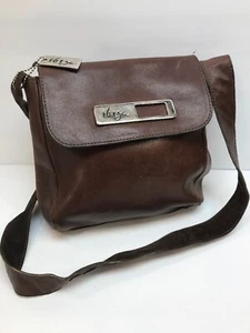 Vintage Ibiza Brown Leather Purse Hand Bag Handbag  - Picture 1 of 11