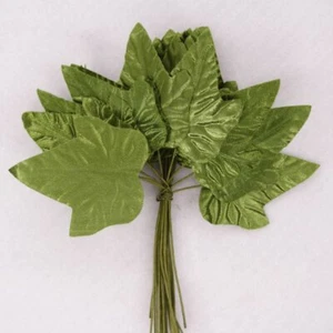 Vintage Millinery Ivy Leaf 2" Green 25 Pieces Lot #09000082 - Picture 1 of 1