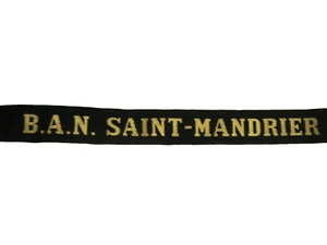 BANDE POUR BACHI MARINE NATIONALE LA B.A.N DE SAINT MANDRIER / TOULON ETAT SUP - Picture 1 of 1
