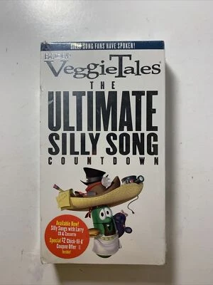 Veggie Tales Classics The Ultimate Silly Song Countdown VHS 2003 - Brand New - Image 1 of 2