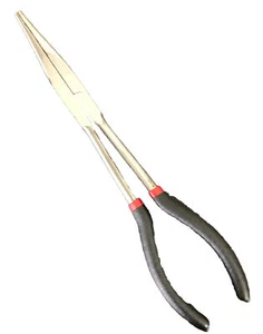 11" 280mm Plier Extra Long Straight Needle Long Nose Grip Pliers #1149 - Picture 1 of 3