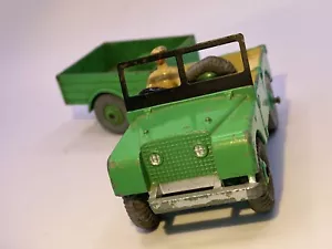 Dinky🔥Toys Vintage 1954 Land Rover & Trailer. Made In England HTF - Picture 1 of 22