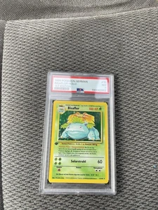 Pokemon Base Set 1st Edition GERMAN Venusaur Bisaflor 15/102 PSA 7  - Picture 1 of 2