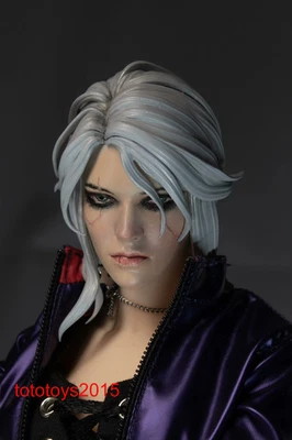 Cabeza modelo niña cazadora Ciri 1:6 1:12 esculpida para figura de acción de 12" 6" muñeca corporal Foto 1 de 4