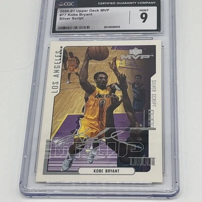 2000-01 Upper Deck Mvp Kobe Bryant #77 Silver Script - Image 1 of 3