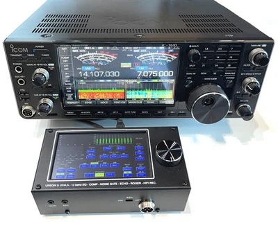 For IC-7610 ESSB Compressor Noise Gate 12 Band Sound EQ XLR Record 48V ICOM - Image 1 of 4