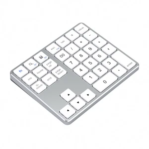 35 Keys Dual Bluetooth Number Keyboard 2.4G Wireless Pad Thin Rechargeable Keypa - Picture 1 of 12