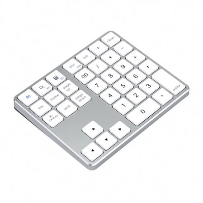 35 Keys Dual Bluetooth Number Keyboard 2.4G Wireless Pad Thin Rechargeable Keypa - Image 1 of 4