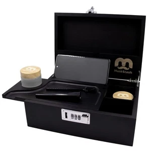 MustStash große Box mit geruchsdichten UV-Gläsern - Aufbewahrungsbox, Bambusbox... - Bild 1 von 6
