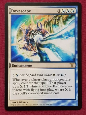 Magic The Gathering DISSENSION DOVESCAPE blue/white card MTG - Image 1 of 2