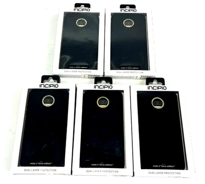 Novo Lote de 5 Incipio Motorola Moto Z2 Force Case DualPro Protection (Z3E) - Imagem 1 de 4