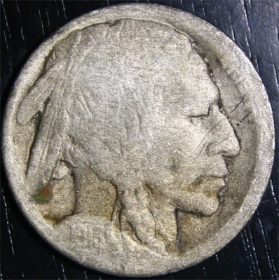 1913 D Type 2 Buffalo Nickel 5c US Coin Denver Mint Rare Key Date "Restored" - Image 1 of 2