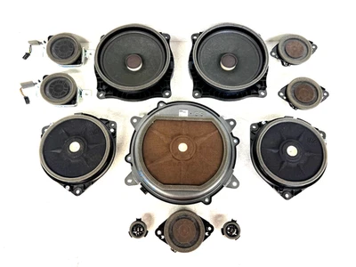 ⭐2015-2024 LEXUS RC350 ALTAVOZ PUERTA DELANTERA/TRASERA + SUBWOOFER + JUEGO DE TWEETER LOTE ORIGINAL 2652 Foto 1 de 4