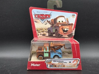 Disney Pixar CARS Pullbax Motor Mater Driving Action 2005 Serie 1 Nuevo Pullback Foto 1 de 4