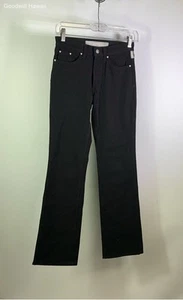 VERSACE Black Bottom Button Nylon Pants w/ COA Teen - Size 24 - Picture 1 of 9