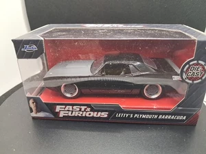 Jada Fast & Furious 1:32 Diecast Car Letty's Plymouth Barracuda Brand NEW - Picture 1 of 4