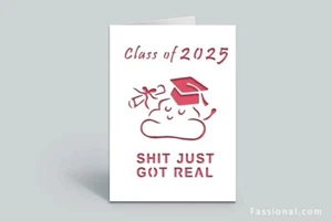 Funny 2025 Graduation Cards - Papercut Greetings (#25202) - Picture 1 of 5