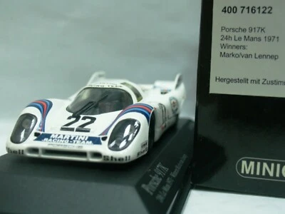 WOW EXTREMADAMENTE RARO Porsche 917 Lennep ganador Le Mans 1971 1:43 Minichamps-Spark Foto 1 de 3